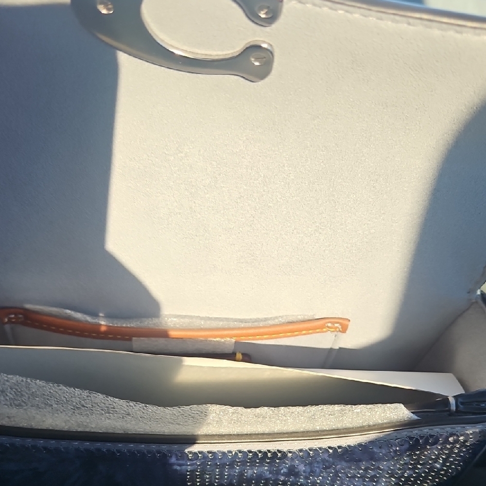 Coach Silver Sequin Clutch - image 4